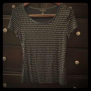 Banana Republic Deep Navy Luxe Touch Tee shell